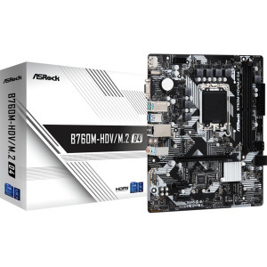 Asrock B760M-HDV/M.2 D4  Socket LGA 1700  Intel B760  2xDDR4  Micro-ATX  Moederbord