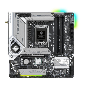 Asrock B760M Steel Legend WiFi  Socket LGA 1700  Intel B760  4xDDR5  Micro-ATX  Moederbord