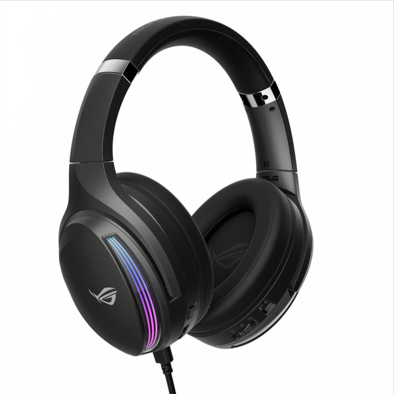 ASUS ROG Fusion II 500  Bedrade Overear Gaming Headset USBC  RGB  Zwart