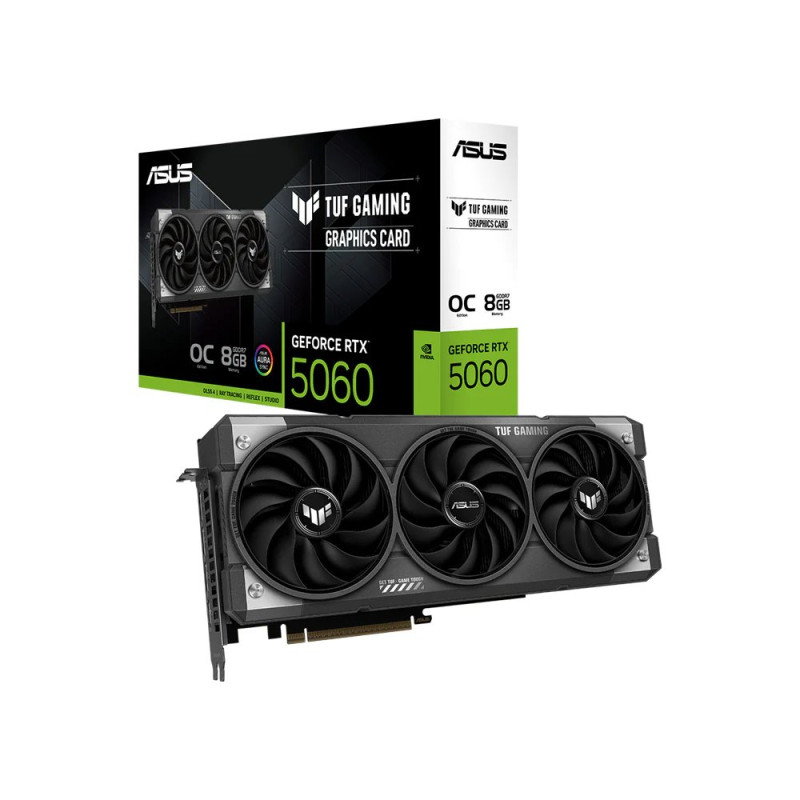 ASUS TUF Gaming GeForce RTX 5060  8GB GDDR7  DLSS 4  Videokaart  Nvidia GPU