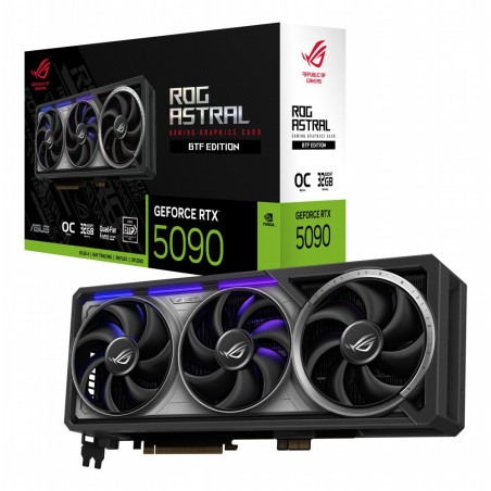 ASUS ROG Astral GeForce RTX 5090 O32G BTF Gaming  32 GB GDDR7 VRAM  4K Gaming  AI  Videokaart  GPU  Nvidia