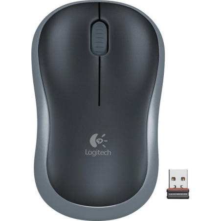 Logitech M185 Draadloze Muis Links en Rechtshandig RF 1000 DPI ZwartGrijs