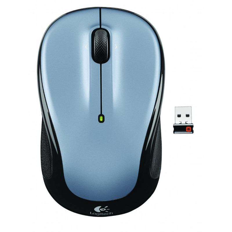 Logitech M325  Draadloze Muis  Links en Rechtshandig  RF  1000 DPI  ZwartZilver