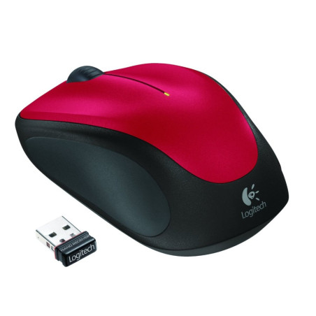 Logitech M235 Draadloze Muis Links en Rechtshandig RF 1000 DPI RoodZwart