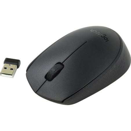 Logitech B170  Draadloze Muis  Links en Rechtshandig  RF  1000 DPI  Zwart