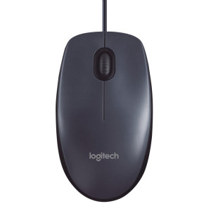 Logitech M100  Bedrade USB Muis  Zwart