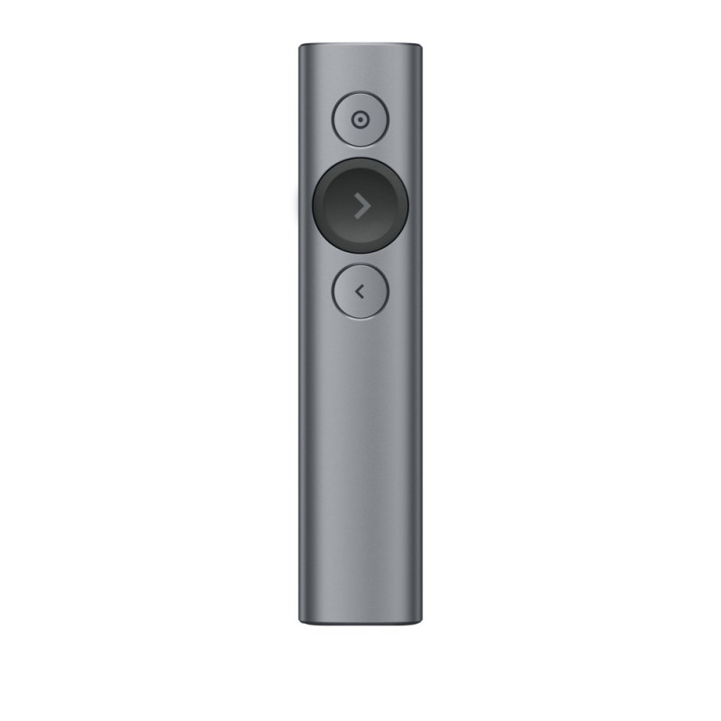 Logitech Spotlight  Draadloze Presenter  Bluetooth/RF  Grijs