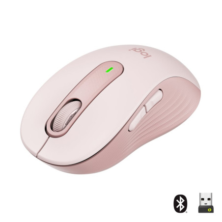 Logitech Signature M650 Draadloze Muis Rechtshandig RF Bluetooth 2000 DPI Roze