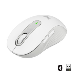 Logitech Signature M650 Draadloze Muis Rechtshandig RF Bluetooth 2000 DPI Wit