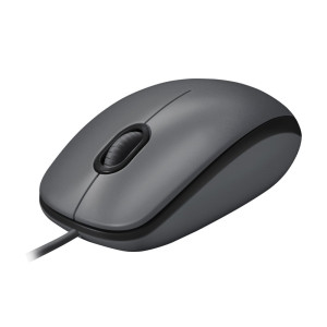 Logitech M100 Bekabelde Muis Links en Rechtshandig USBA 1000 DPI Zwart
