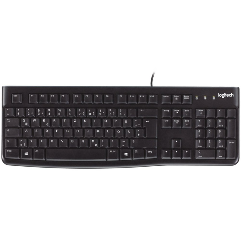 QWERTZ  Logitech K120  Zakelijk Bedraad Toetsenbord  QWERTZ