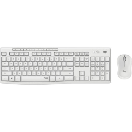 Logitech MK295  Draadloos Toetsenbord  RF  QWERTZ  Duits  Wit