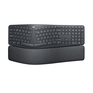 Logitech K860 Ergo  Draadloos Bluetooth Toetsenbord met Receiver  QWERTY