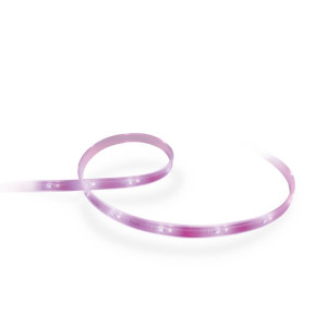 Philips Hue Lightstrip Plus V4 Verlengstuk 1 Meter White Color Ambiance Flexibel Ontwerp Compatibel met Philips Hue B