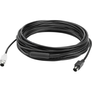 Logitech GROUP 10m Extender Cable 939001487  MiniDIN6  Voor grote vergaderruimtes  Zwart