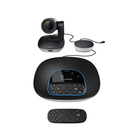 Logitech GROUP Videovergadersysteem Voor Groepen Full HD USB Zwart