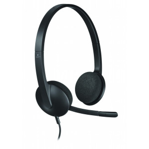 Logitech H340 Bedrade On-Ear USB Headset Zwart