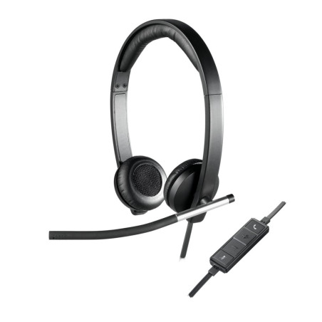 Logitech H650E Bedrade On-ear Headset USB-A Zwart