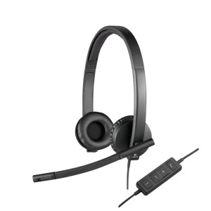 Logitech H570e Bedrade On-ear USB-A Headset Zwart