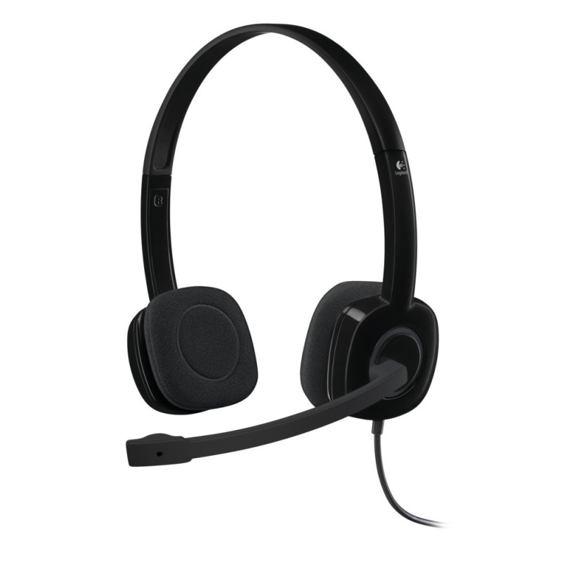 Logitech H151  Bedrade Onear Headset  35mm  Zwart