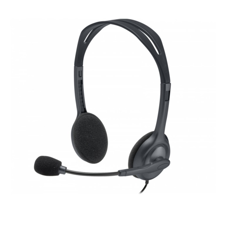 Logitech H111  On-Ear Bedrade 35mm Koptelefoon met Microfoon  Grijs