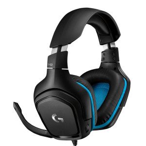 Logitech G432 Bedrade Over-ear Gaming Headset 3.5mm Connector 7.1 Surround Zwart/Blauw