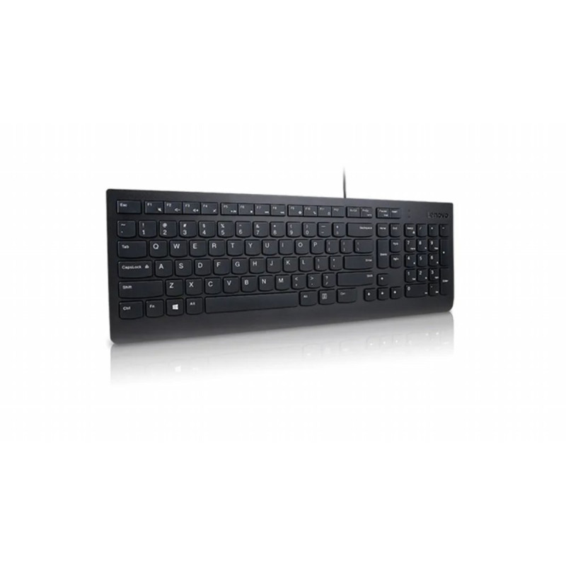 Lenovo Keyboard QWERTY  USB aansluiting  Bulk verpakking  Zwart  Gereviseerd model resprayed
