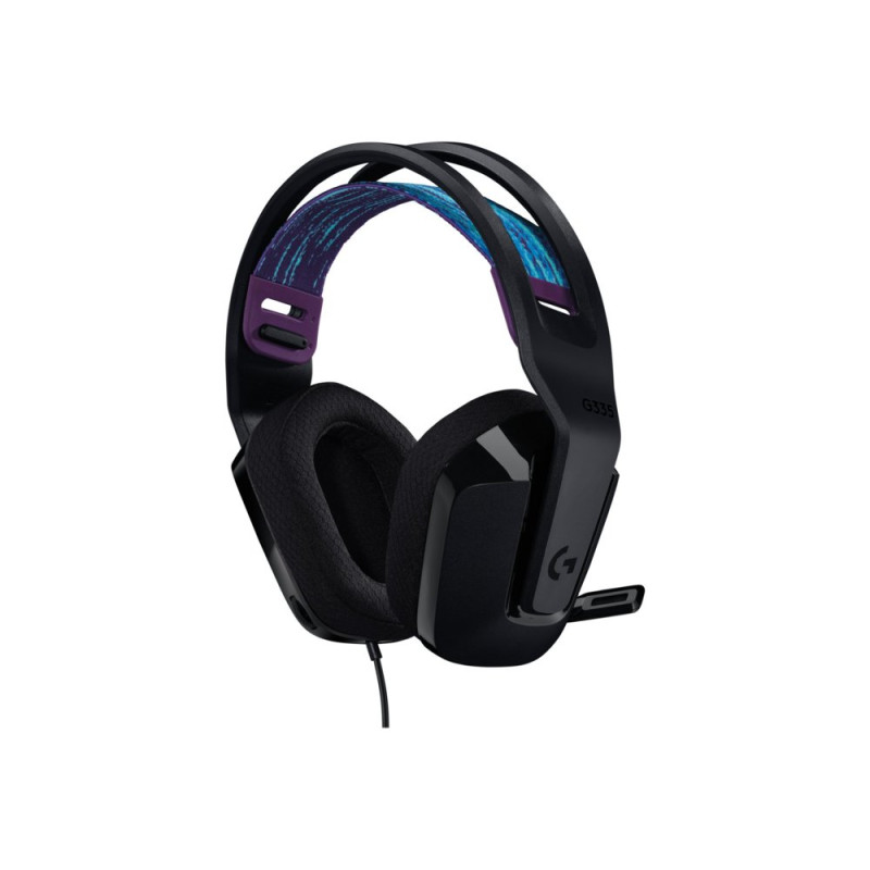 Logitech G335  OnEar Gaming Headset 35mm Connector  Zwart
