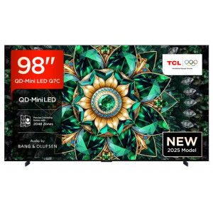 TCL 98Q7C  98 4K Ultra HD QDMiniLED  120Hz  Google TV  Dolby Vision IQ  HDMI 21  Smart TV