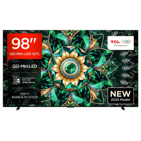 TCL 98Q7C  98 4K Ultra HD QDMiniLED  120Hz  Google TV  Dolby Vision IQ  HDMI 21  Smart TV