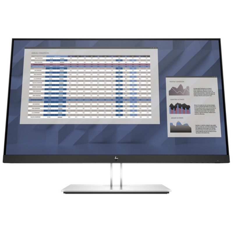HP ESeries E27 G4 27  1920x1080 IPS  60Hz  Full HD Monitor  Zwart