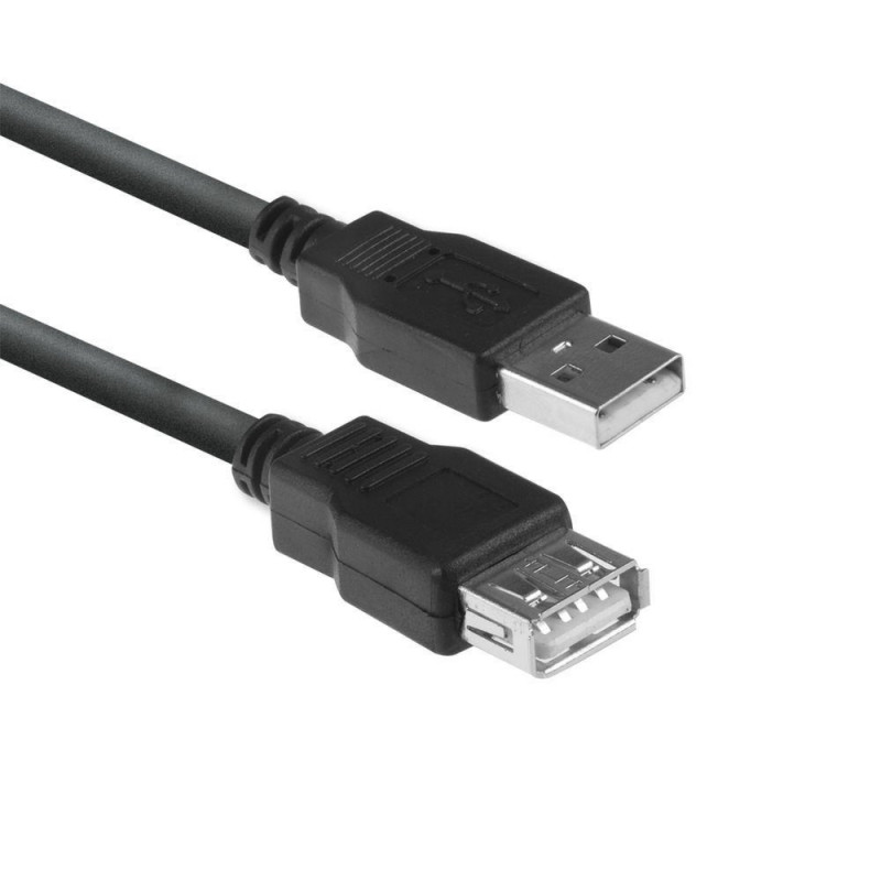 ACT AC3043  USB 20  USBA Kabel  3m  Zwart