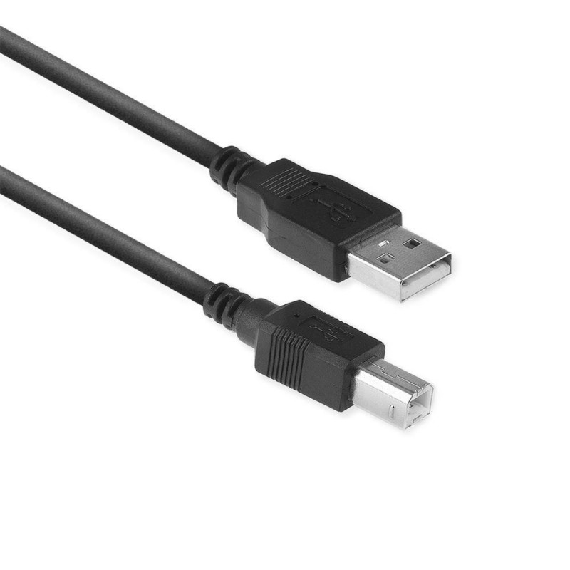 ACT AC3045  USB 2.0 Kabel  USB-A naar USB-B  5m  Zwart