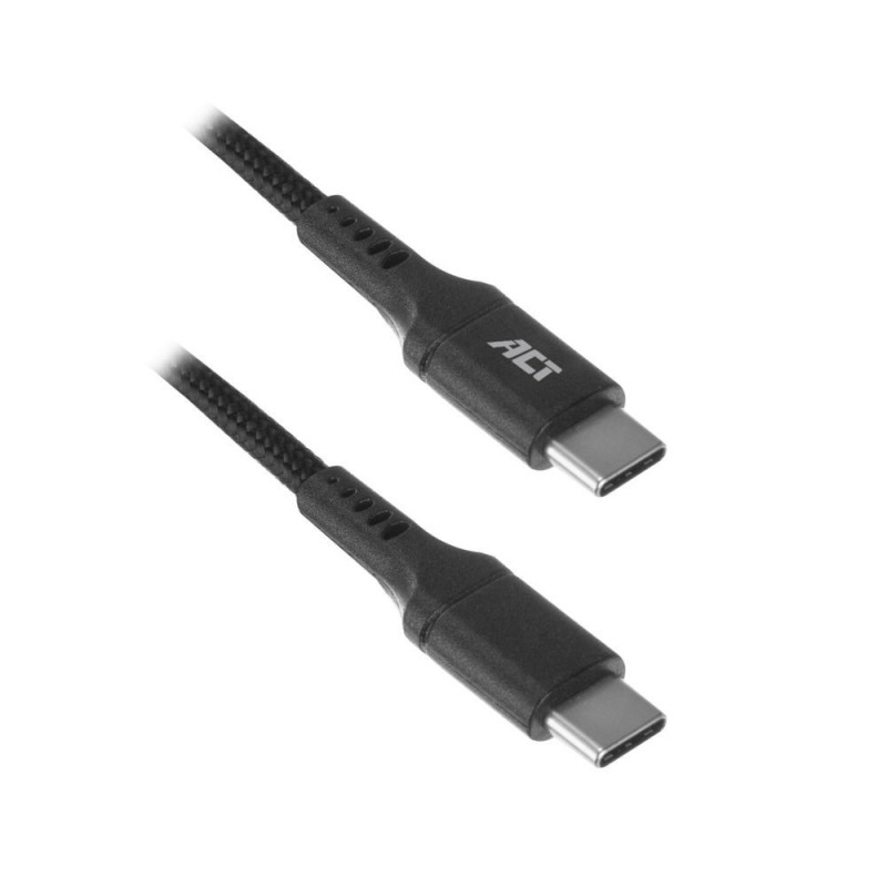 ACT AC3096  USB 20  USBC naar USBA  1m  Zwart