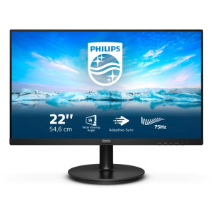 Philips V-Line 222V8LA/00 21.5  1920x1080 VA  75Hz  Ingebouwde Luidsprekers  VESA-Compatibel  Monitor