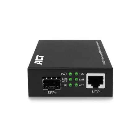 ACT AC4455 10G Media Converter 10000 Mbit/s Multimode/Single-mode Zwart