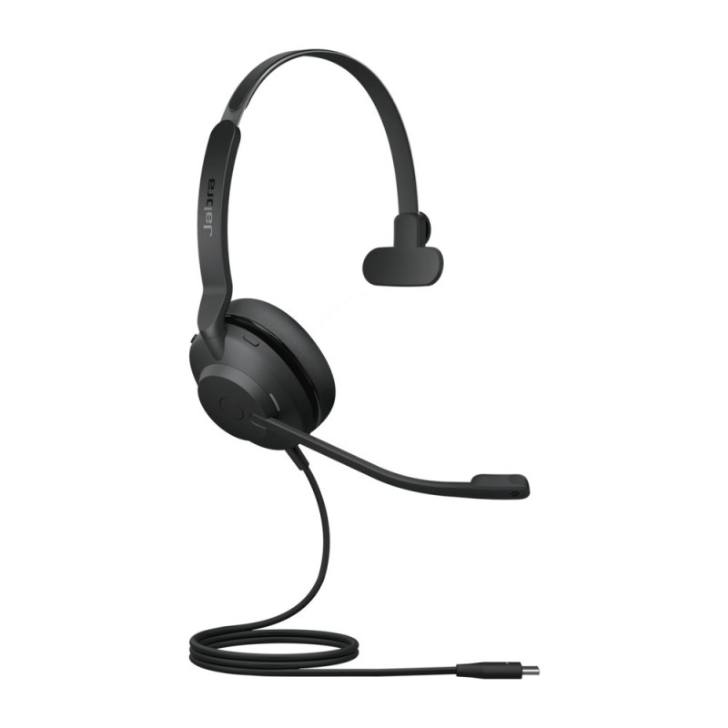 Jabra Evolve2 30 UC  Mono Bedrade On-Ear Headset USB-C  Zwart
