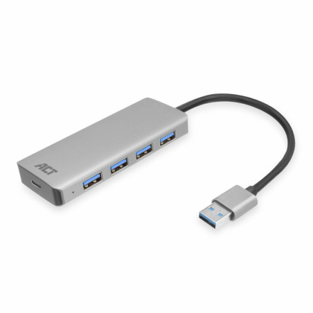 ACT AC6121  USB 32 Gen 1 31 Gen 1 TypeA Interface Hub  5000 Mbits  Aluminium