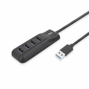 ACT AC6320  USB 32 Gen 1 Interface Hub  TypeA  5 Gbps  Zwart