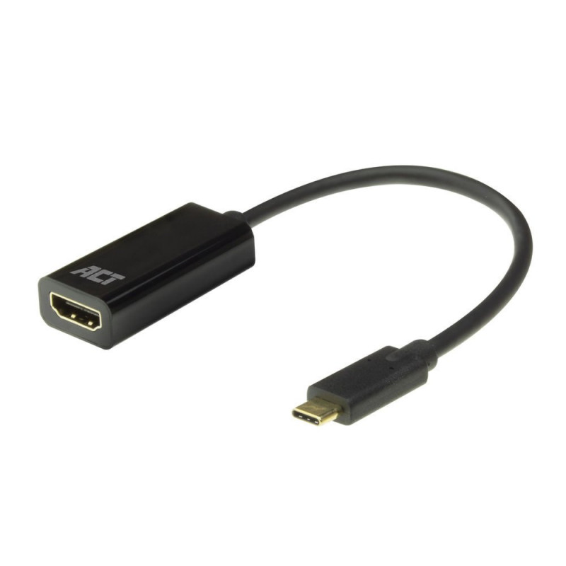 ACT AC7310  USB-C naar HDMI Adapter  015 m  Zwart