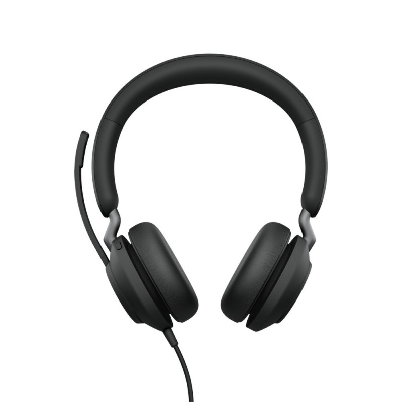 Jabra Evolve2 40SE  Bedrade On-ear headset  USB-A  Zwart