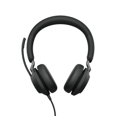 Jabra Evolve2 40SE Bedrade On-ear headset USB-A Zwart