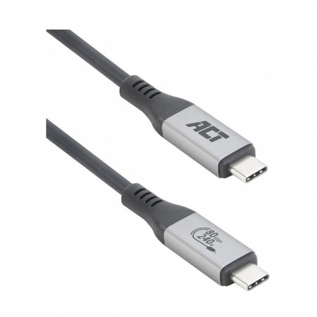ACT AC7431 Thunderbolt 5 USB4 Kabel USBC naar USBC 15 m USBIF gecertificeerd Zwart