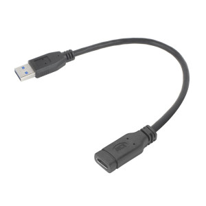 ACT Adapterkabel USB TypeA Male naar USB TypeC Female 02 meter