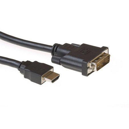 ACT AC7520  HDMI naar DVID Kabel  2 m  Zwart