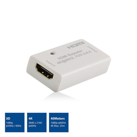 ACT AC7820  HDMI Repeater  PlugandPlay  Via HDMI