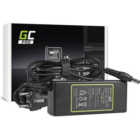 Green Cell AD27AP  75W Laptoplader voor Toshiba  19V 395A  55 x 25 mm Connector