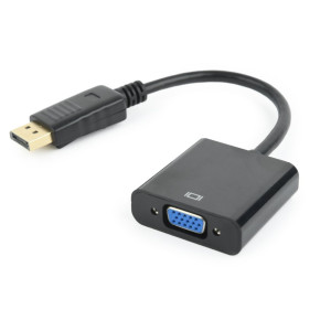 Gembird A-DPM-VGAF-02 DisplayPort naar VGA Adapter Zwart