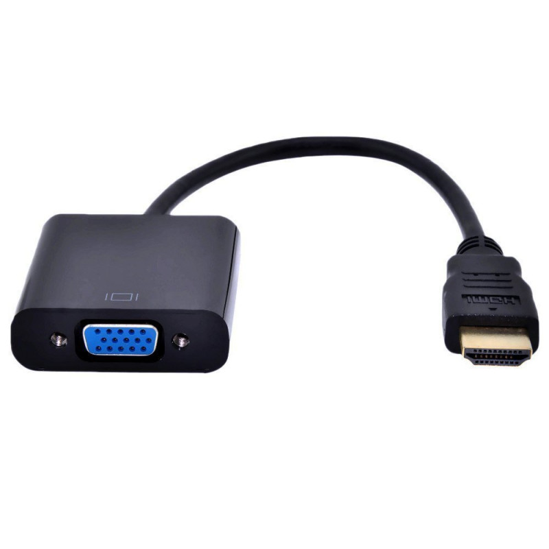 Gembird AHDMIVGA04  HDMI naar VGA Adapter  015 m  Zwart