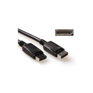ACT AK3980  DisplayPort Kabel  20m  Zwart  Power Pin 20 Niet Aangesloten